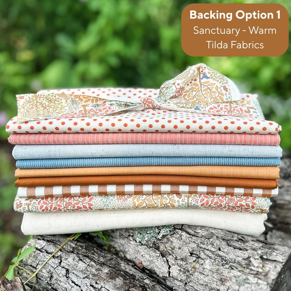 2025 Sweater Weather Sampler - Remi Vail Studio Version Wovens Quilt Kit WITH BORDER (Top + Binding + Border, Optional Backings)